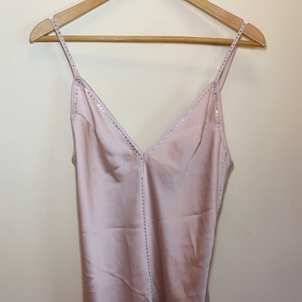 Victorias Secret Satin Nightie Dress Sexy Slip Nightdress Pink Pyjamas - Picture 2 of 9